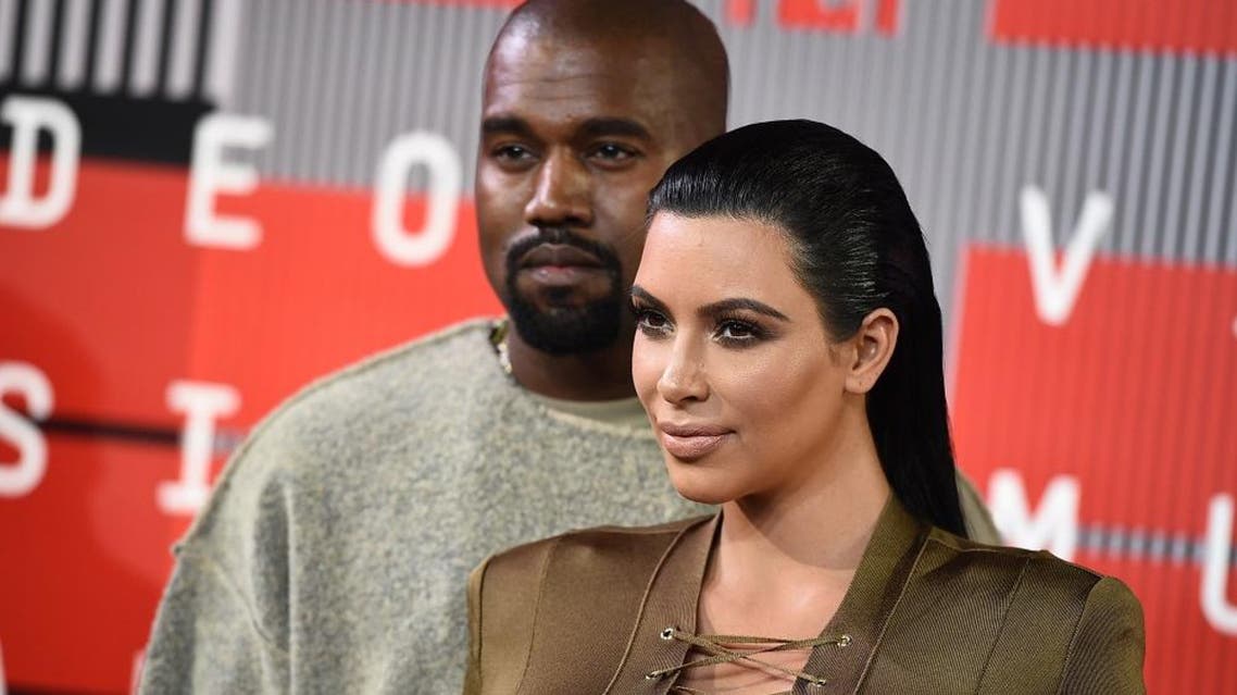 Kanye West, left, and Kim Kardashian arrive at the MTV Video Music Awards at the Microsoft Theater on Sunday, Aug. 30, 2015, in Los Angeles. (Photo by Jordan Strauss/Invision/AP)