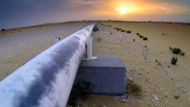 أنبوب لنقل الغاز المصري