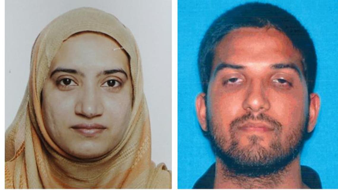 This undated combination of photos provided by the FBI, left, and the California Department of Motor Vehicles shows Tashfeen Malik, left, and Syed Farook. (AP)