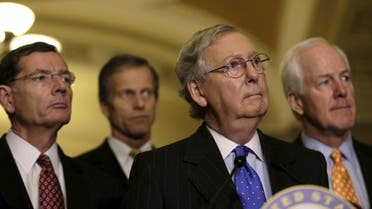 Thirty-six of the 54 Republican senators, including Majority Leader Mitch McConnell, signed a letter urging Obama not to lift sanctions. (Reuters)