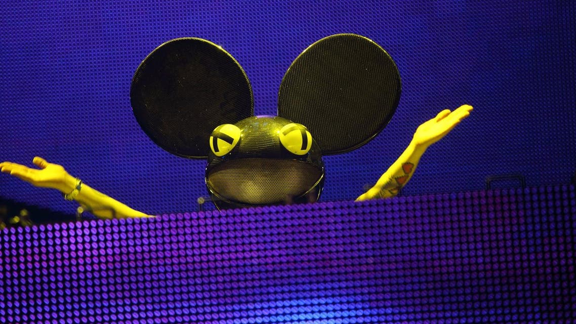 Joel Zimmerman aka Deadmau5 performs at the Ultra Music Festival at Bayfront Park. (AP)