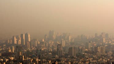 Rooftops shrouded in polluted air in Tehran, Iran. (File: AP)