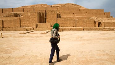 A tourist visits the the Chogha Zanbil Ziggurat near Susa, in Khuzestan province, southwestern Iran September 29, 2011. (Reuters)