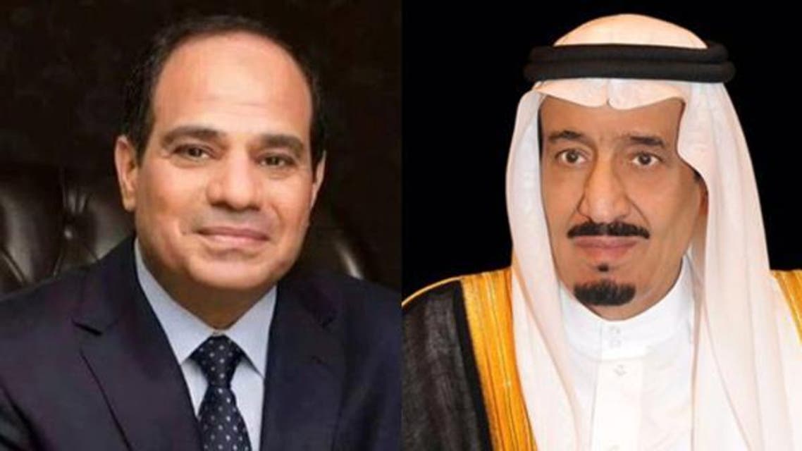 الملك سلمان مع السيسي