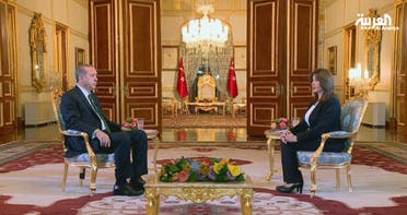 مقابلة رجب طيب أردوغان الرئيس التركي مع منتهى الرمحي على العربية