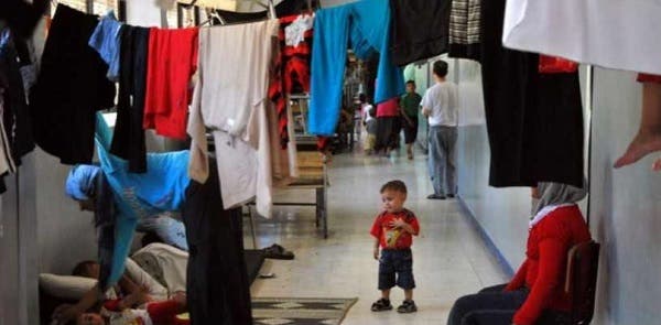 صورة نشرت مع التقرير الذي صدر من داخل العاصمة السورية