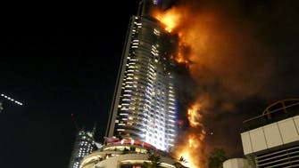 Fire engulfs hotel near Dubai new year fireworks