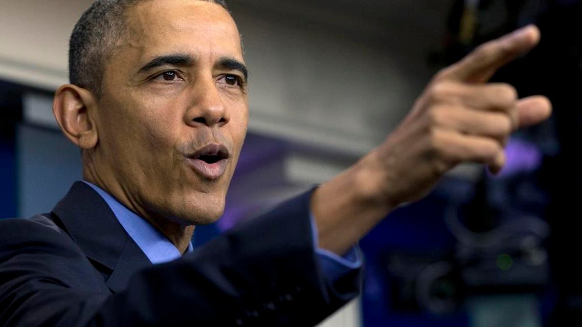 President Barack Obama speaks during a news conference in the Brady Press briefing room at the White House, in Washington, Friday, Dec. 18, 2015. (AP Photo/Carolyn Kaster)