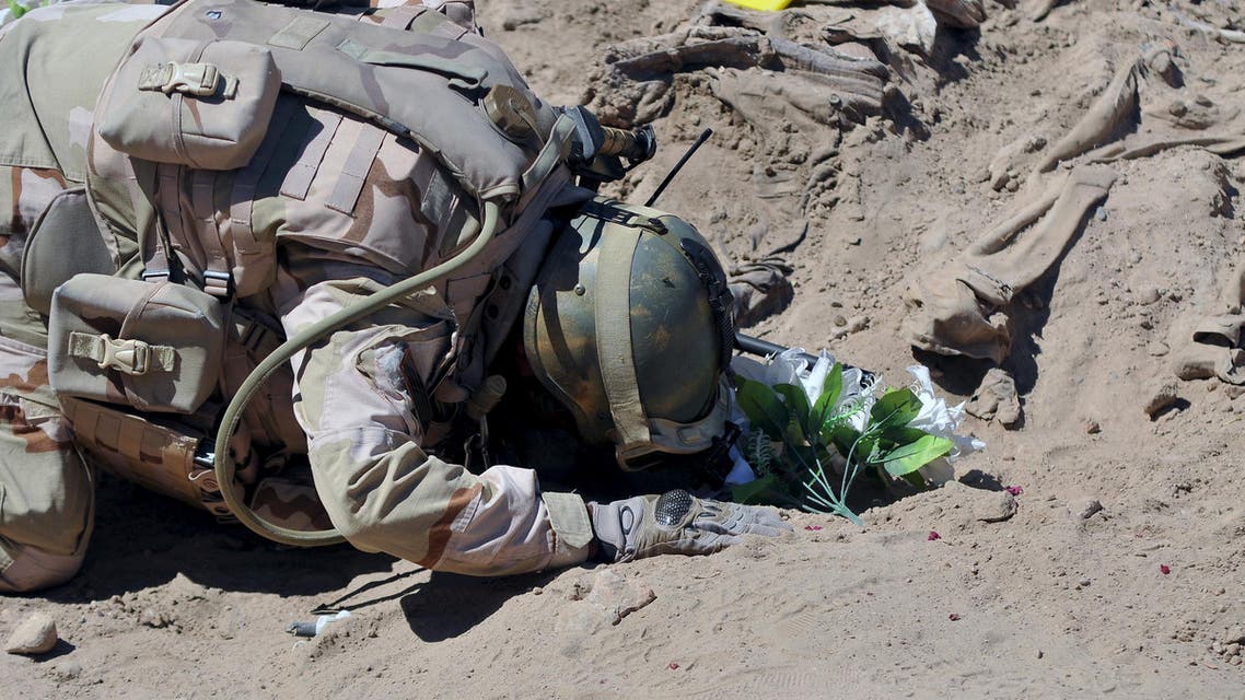 Two of the bombers detonated their vehicle-borne explosives at the gate of Camp Speicher, a former U.S. base. (Reuters)