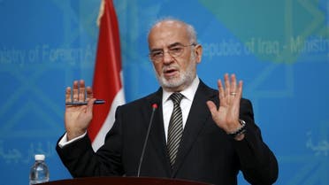 Iraqi Foreign Minister Ibrahim al-Jaafari speaks to reporters during a news conference in Baghdad, Iraq. (File photo: Reuters)