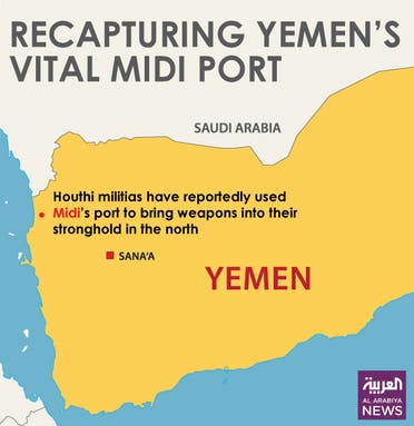 Infographic: Recapturing Yemen’s vital Midi port