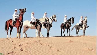Saudi border city hosts horse race amid threat of missiles