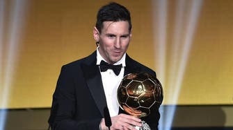 Messi wins FIFA world player award for 5th time