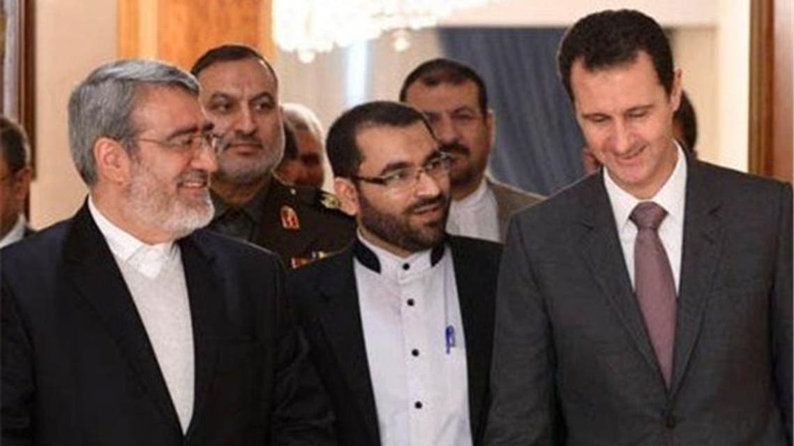 الأسد والوزير الإيراني