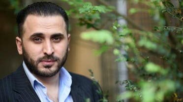 Montasser AlDe'emeh, pictured on June 8, 2015, runs a centre in Brussels' gritty Molenbeek district that aims to prevent young Belgians from going to fight in Syria. (AFP)