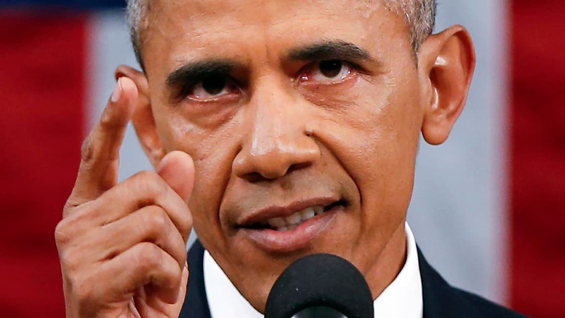 President Barack Obama delivers his State of the Union address before a joint session of Congress on Capitol Hill in Washington, Tuesday, Jan. 12, 2016. (AP)
