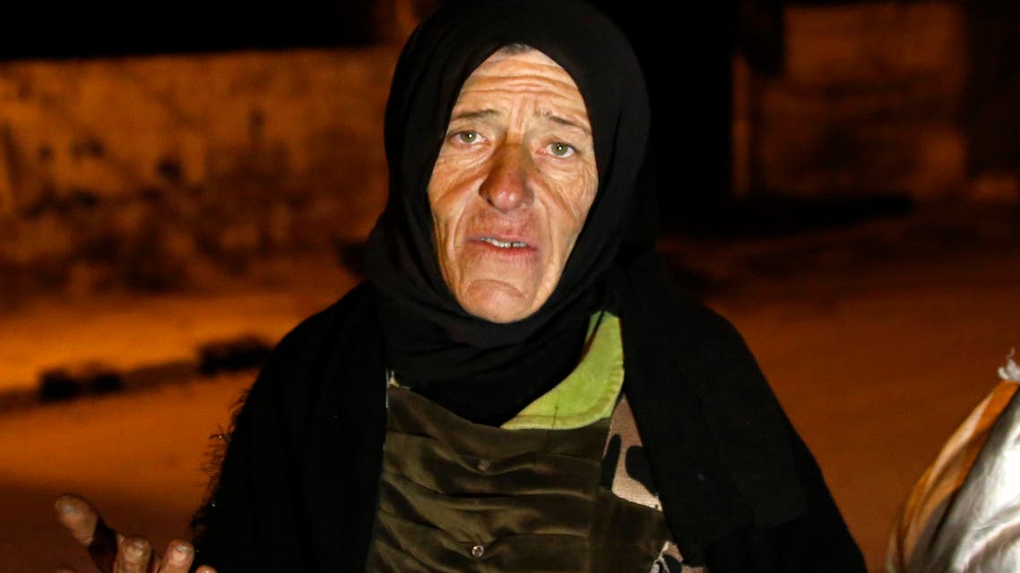 In this Monday, Jan. 11, 2016 photo, residents talk to reporters in the besieged town of Madaya, northwest of Damascus, Syria. (AP)