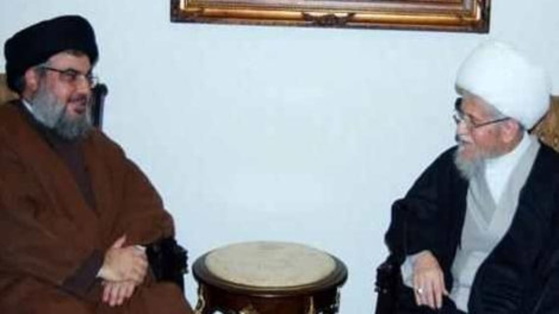 عفيف النابلسي مع حسن نصرالله