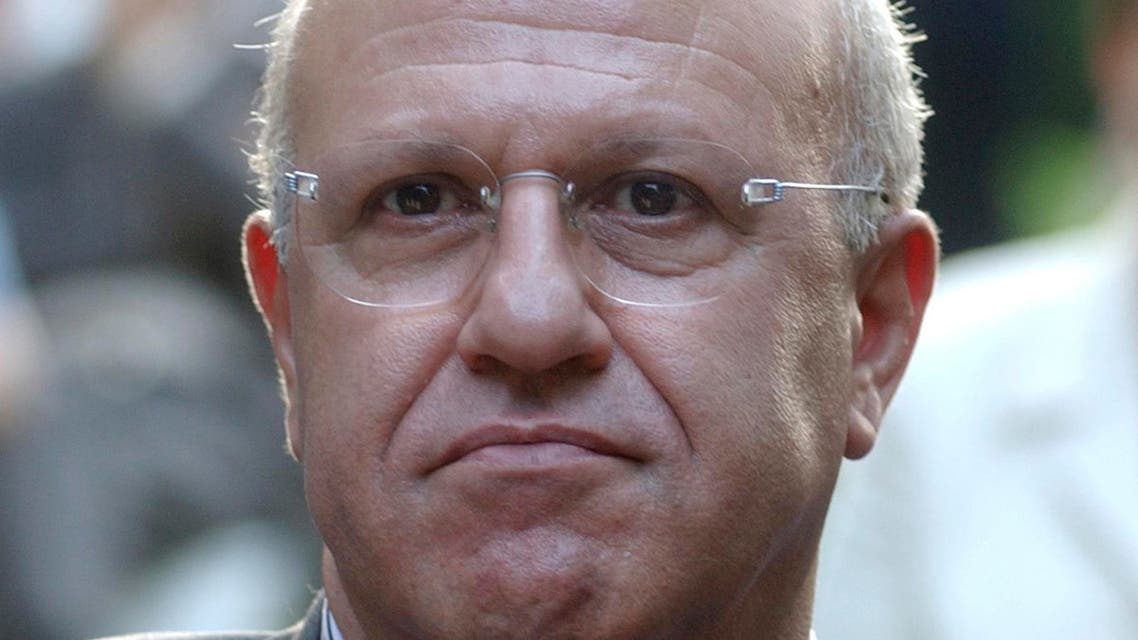 This picture taken in June 2003 shows former Lebanese Information Minister Michel Samaha (AP)