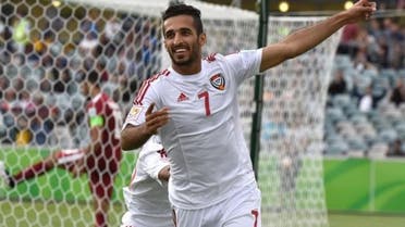 Omar Abdulrahman and Ali Mabkhout (pictured) shined as the country’s attacking talismen. (File photo: AFP)