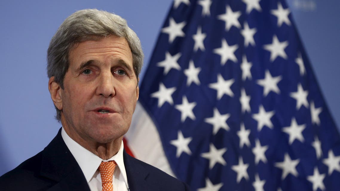 U.S. Secretary of State John Kerry delivers a statement that sanctions will be lifted on Iran after the International Atomic Energy Agency (IAEA) verified that Iran has met all conditions under the nuclear deal, in Vienna January 16, 2016. (Reuters)