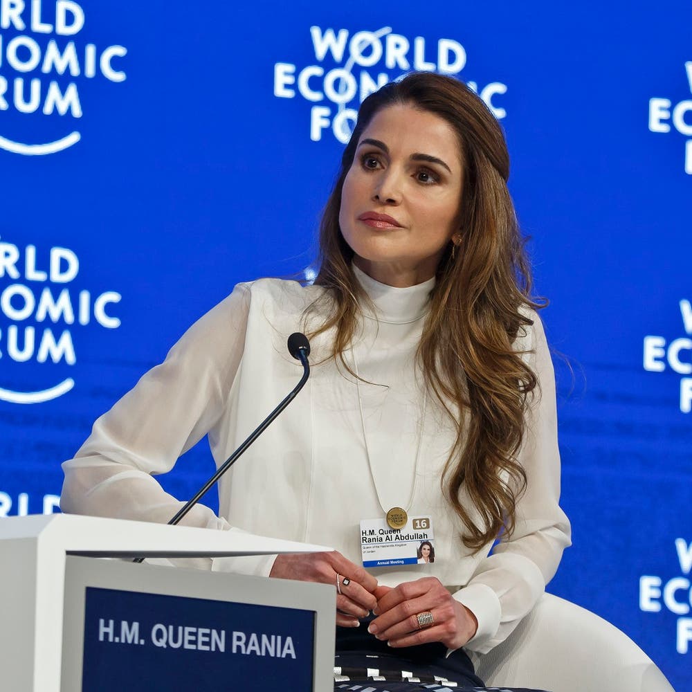 Queen Rania of Jordan raises plight of refugees