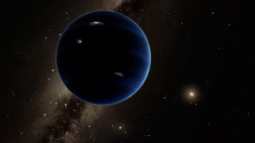 This artistic rendering provided by California Institute of Technology shows the distant view from Planet Nine back towards the sun.  ap