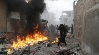 Russian or Syrian air raids kill dozens in east