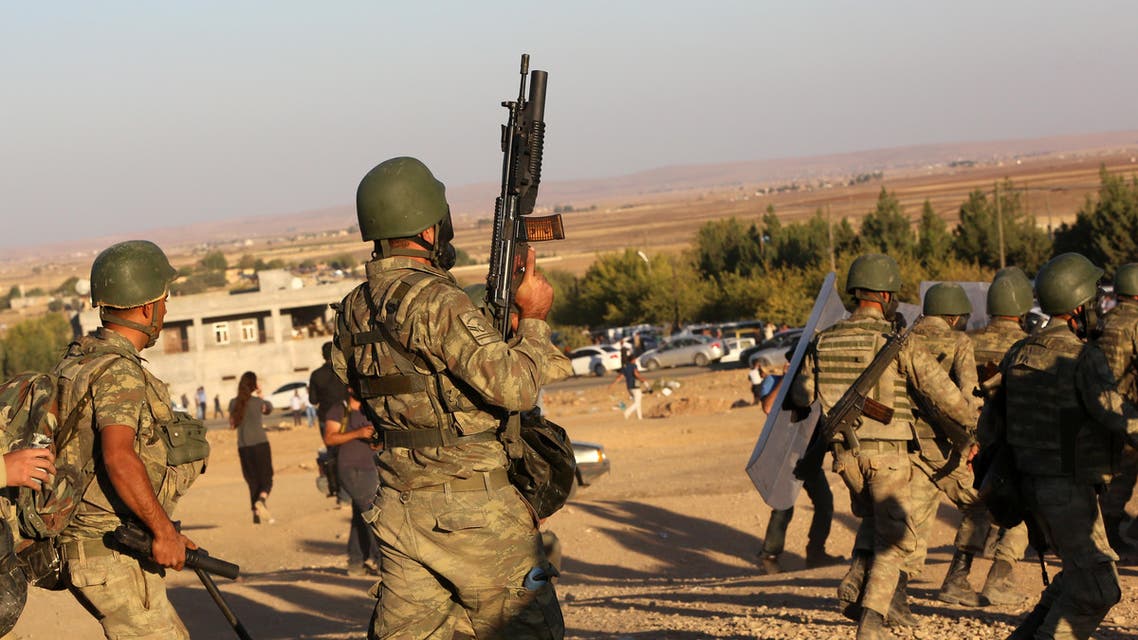 Turkish soldiers AP