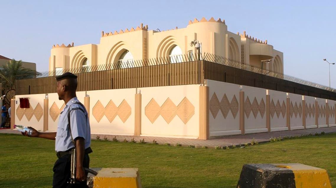 This June 18, 2013 file photo, shows a general view of the Taliban office in Doha before the official opening in Doha, Qatar. Afghan and Taliban officials will hold two days of "reconciliation" talks in Qatar, the Gulf nation's state news agency reported Saturday, May 2, 2015, although both sides sought to downplay expectations from the meeting. While the Taliban office never opened, Qatar has become a place to open back-channel communication with the Taliban. (AP Photo/Osama Faisal, File)