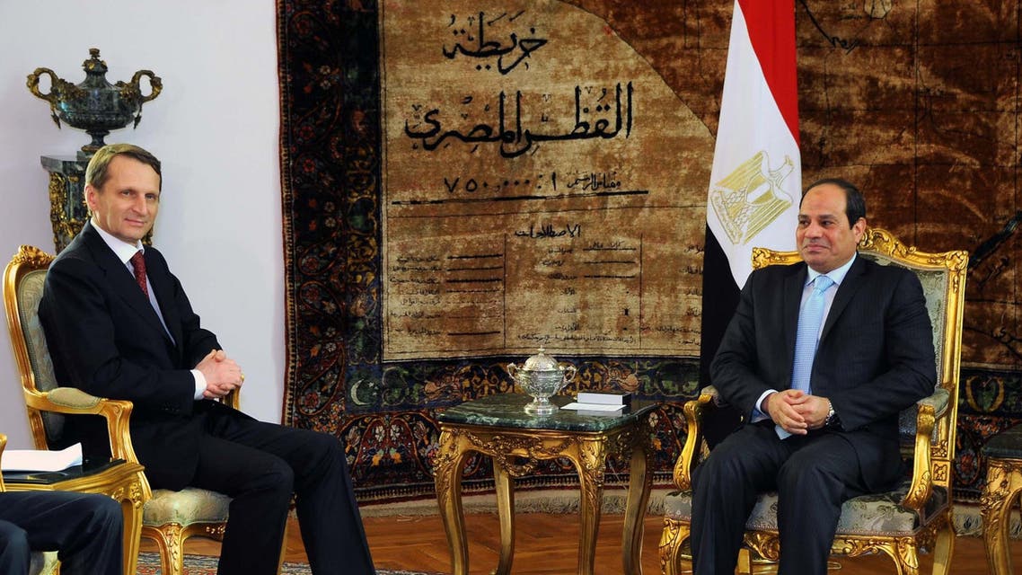 السيسي ورئيس الدوما الروسي