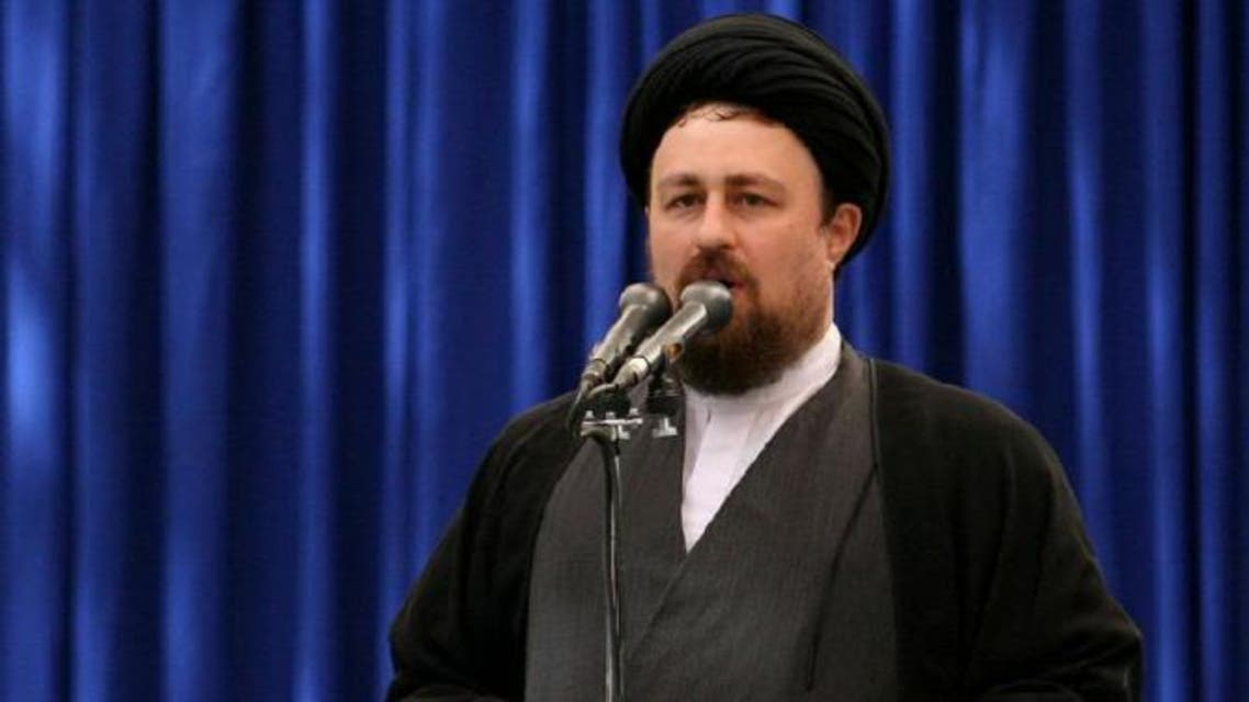 Hassan Khomeini is the best-known of Ayatollah Ruhollah Khomeini's 15 grandchildren. (AFP)