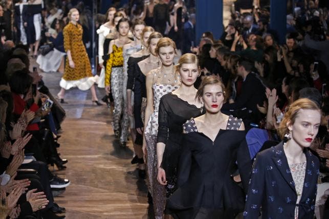 paris fashion show reuters