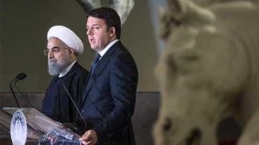 روحاني ورئيس الوزراء الإيطالي ماتيو رينزي