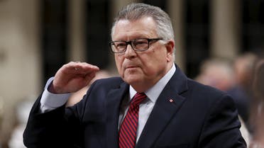 Canada's Public Safety Minister Ralph Goodale speaks during Question Period in the House of Commons on Parliament Hill in Ottawa, Canada, January 27, 2016. REUTERS/