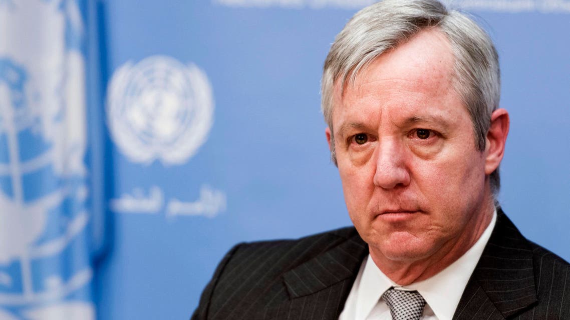 In this photo provided by the United Nations, Anthony Banbury, Assistant Secretary-General for Field Support, discusses the latest allegations of sexual exploitation and abuse with the media, Friday, Jan. 29, 2016 at United Nations headquarters. aP