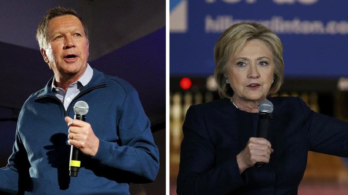 Clinton, Kasich (Reuters)