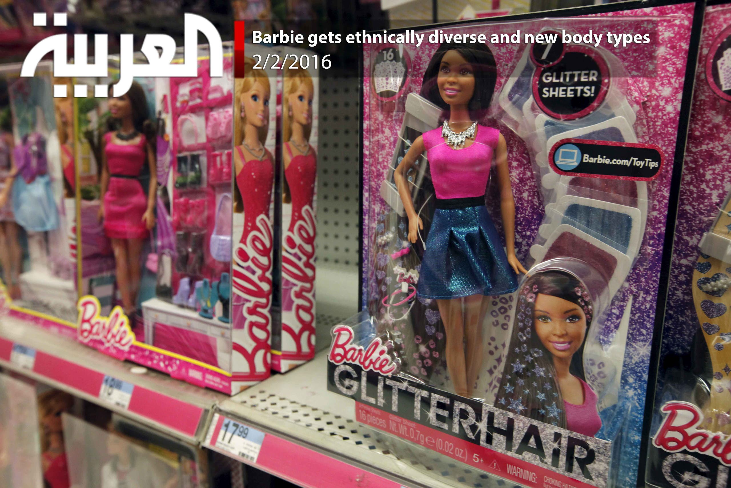 Barbie gets ethnically diverse and new body types