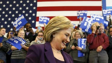 U.S. Democratic presidential candidate Hillary Clinton smiles as she arrives to lead a campaign rally at Nashua Community College, in Nashua, New Hampshire February 2, 2016. (Reuters)