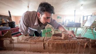 Syrian refugees recreate landmarks from home
