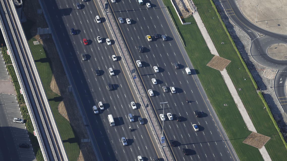 A general view of Sheikh Zayed Road in Dubai, UAE.  (Reuters)