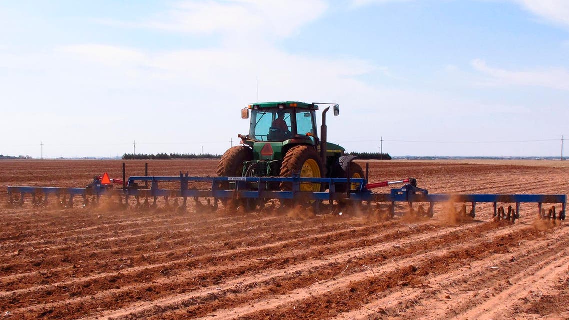 In this May 30, 2014 file photo, a West Texas cotton grower tills a field north of Lubbock, Texas. (AP)