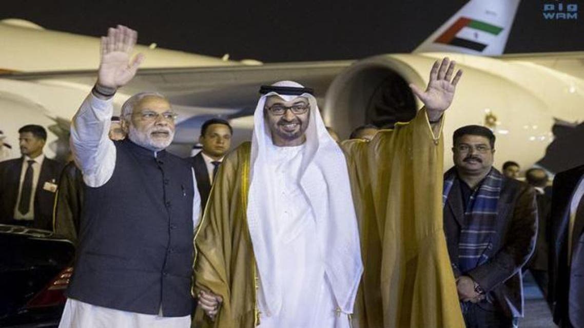 الشيخ محمد بن زايد في الهند