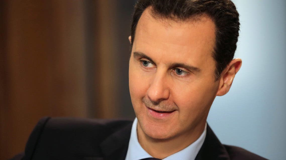 Syrian President Bashar al-Assad gives an exclusive interview to AFP in the capital Damascus on February 11, 2016. (AFP)