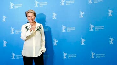 Actress Emma Thompson poses during a photocall to promote the movie 'Alone in Berlin' at the 66th Berlinale International Film Festival in Berlin, Germany, February 15, 2016. (Reuters)