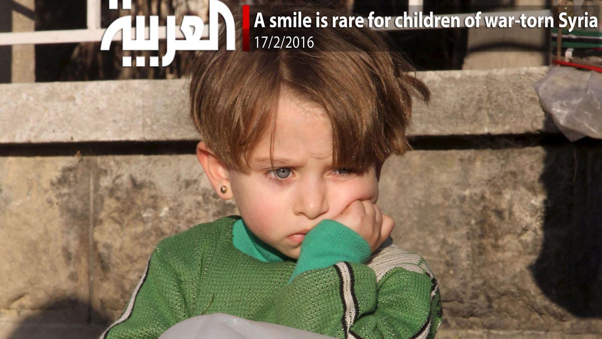 A smile is rare for children of war-torn Syria