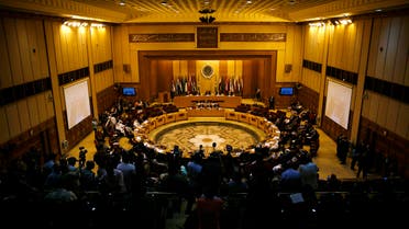 Representatives of the Arab League attend the Arab Initiative follow-up committee at the Arab League headquarters in Cairo, Egypt, Wednesday, Aug. 5, 2015. (AP)