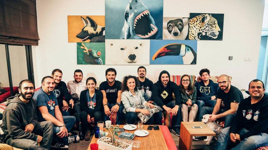 Tamer Al Masri and Michael Makdah launched an Jobedu in a bid to helping develop a creative Arab brand. (Photo Courtesy: Shiam Kheetan/Jobedu Marketing manager)