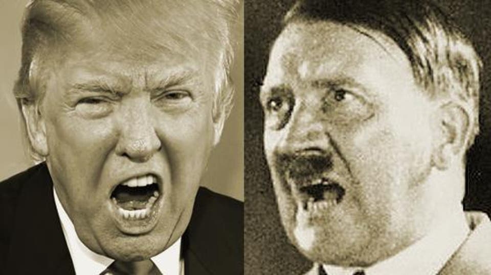 نتيجة بحث الصور عن هتلر وترمب