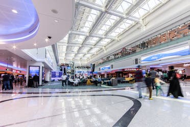 This, Tuesday, Feb. 23, 2016 image released by the Dubai Airport and made available today, shows the Dubai airport new Concourse D which increase the total passenger capacity of the airport from 75 million to 90 million, in Dubai, United Arab Emirates.  (AP)